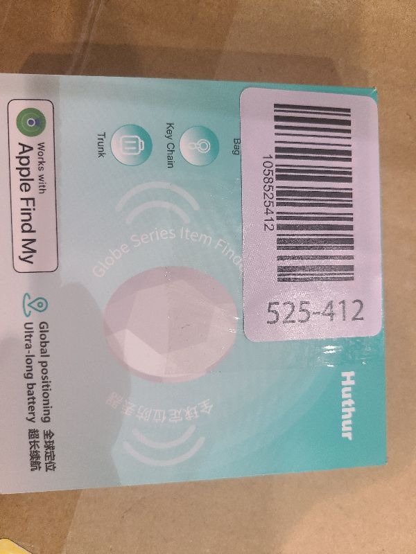 Photo 1 of 2 Pack Air Tracker Tag (Apple MFi Certified) Compatible with Apple Find My (iOS Only) Bluetooth Tracker, Smart Keys Finder and Item Locator with Waterproof Case for Wallet Luggage Pet Backpack