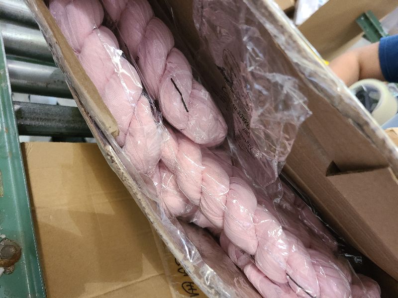 Photo 1 of 12 Pack Cheesecloth Table Runner 10Ft Christmas Gauze Boho Table Runners for Wedding Decor Bridal Shower Decorations Baby Shower Party(35" x 120")(Blushing Pink)