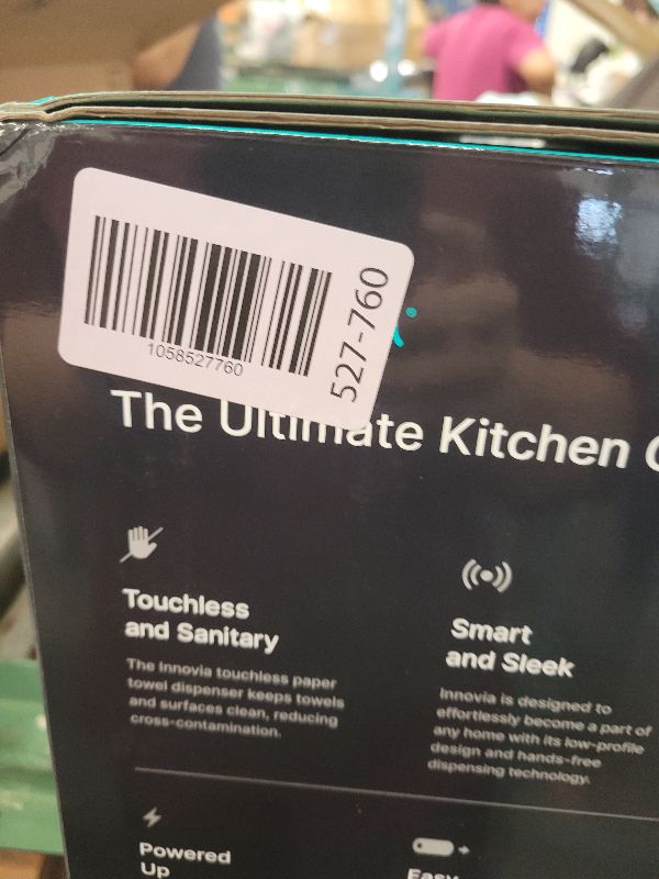 Photo 1 of Innovia Automatic Paper Towel Dispenser. Touchless Technology. Works with Most Paper Towel Brands and Sizes. Dispenses The Number of Sheets You Need. Grey, Under Cabinet Mounted.