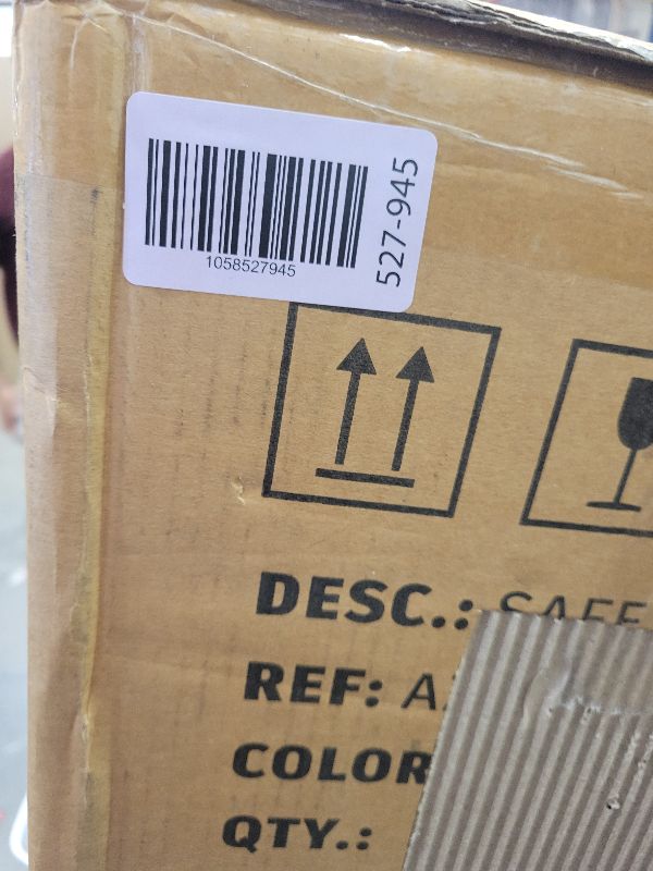 Photo 1 of 1.4 Cubic Feet Safe Box with Fireproof Waterproof Bag, Anti-theft Home Safe for Money Cash Documents Valuables, Digital Security Box with Alarm System, Electronic Keypad, Removable Shelf