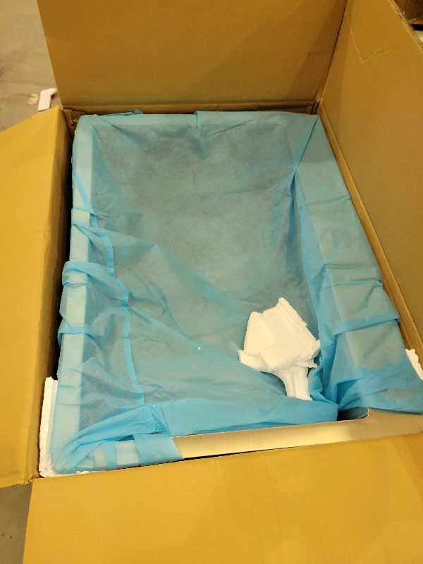 Photo 1 of 24 inch Kitchen Sink Drop in Stainless Steel Single Bowl Sink with Brushed Finish, Top Mount Workstation Sink with Basket Strainer,23.6"D x 17.7"W x 8.3"H