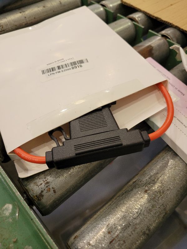 Photo 1 of 2 Pack Inline Maxi Fuse Holder - 8 AWG 12V Automotive Blade Fuse Holders with 2 Pcs 80 AMP Maxi Fuses