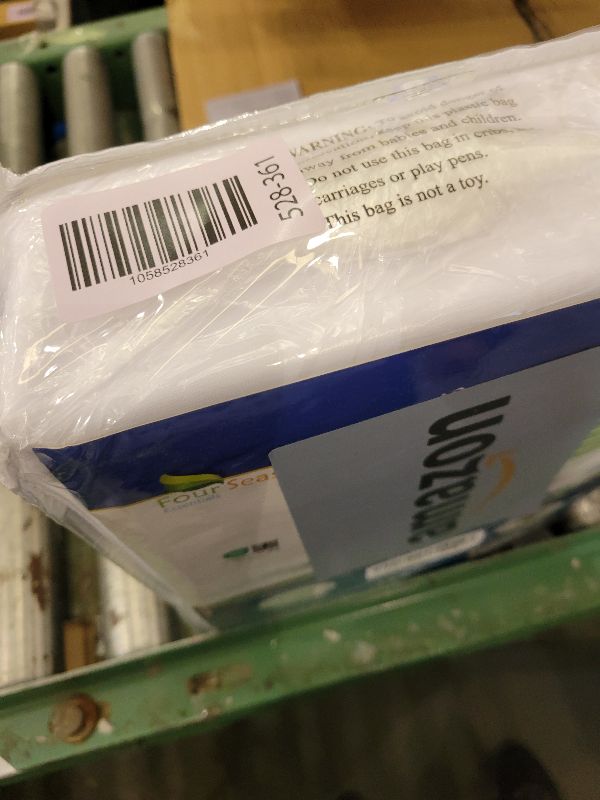 Photo 1 of Full Extra Long (XL) Mattress Protector Zippered Waterproof Encasement Hypoallergenic Premium Quality Cover Protects Against Dust Allergies White