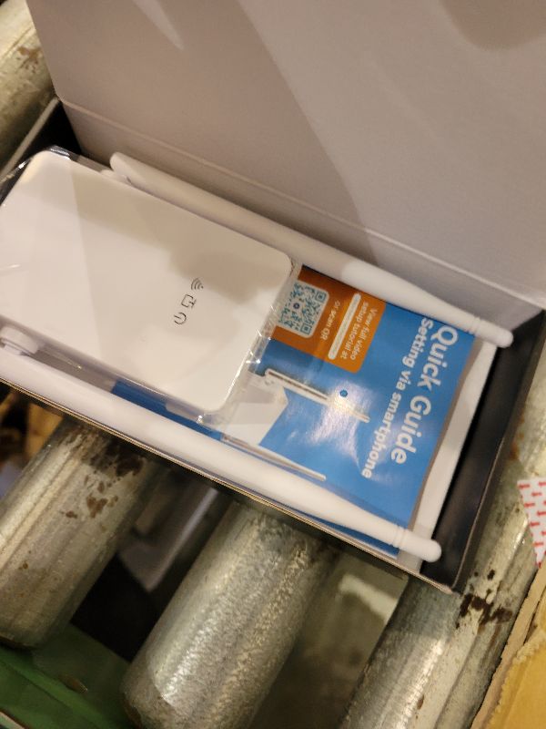 Photo 1 of 2025 WiFi Extender Signal Booster, New Gen Internet Booster for Home, 4X Faster, Covers up to 10,000 sq.ft, Wi-Fi Repeater with Ethernet Port, Wireless Long Range Amplifier, Easy Setup (White)