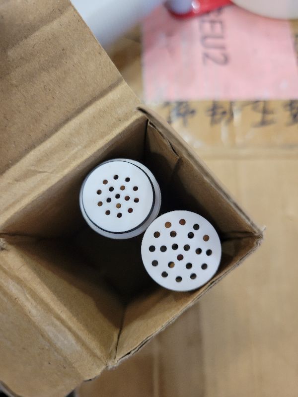 Photo 1 of 3 Pack Handheld showerhead replacement filter, handheld showerhead filter softener hard water filter beads, remove chlorine and reduce skin dryness and itching