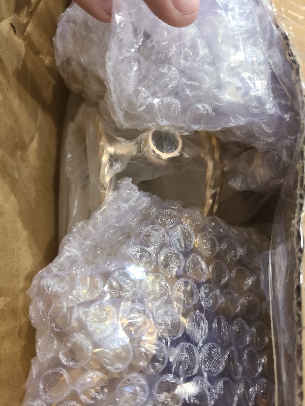 Photo 1 of 2Pcs Gold Kehail Crystal Metal Tea Light Candle Holder Set, 3-Arm Flower Shaped Crystal Votive Candlestick Holders for Table Centerpiece, Wedding Shower, Party and Home Decor