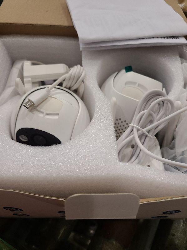 Photo 1 of 2K Cameras for Home Security-2.4G WiFi Outdoor Camera Wireless Solar/Battery Powered with solar panel, 360° Viewing, AI Human Detection, Color Night Vision, with SD Storage, Works with Alexa(2 Pack)