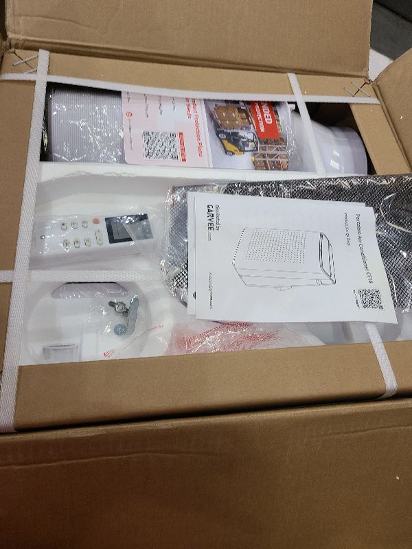 Photo 1 of 14000 BTU Portable Air Conditioner with Remote Control,Quiet AC Unit 3 in 1 Cooling/Dehumidifying/Fan Modes, Ideal for Rooms up to 700 sq ft,Window Installation Kit for Home