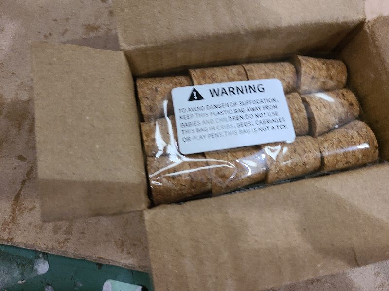 Photo 1 of 12Pcs Tapered Cork Plugs, 0.9 x 0.67 x1 Inch Wooden Wine Bottle Cork, Stoppers Replacement Corks for Wine Bottles, DIY Crafts 2.3 x1.7 x2.5cm (12)