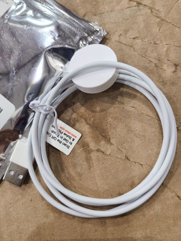 Photo 1 of ???? ???????? for Apple Watch Charger Magnetic Fast Charging Cable [Portable] Magnetic Wireless Charging Compatible with iWatch Series Ultra/10/9/8/7/6/SE/5/4/3/2-[3.3FT] White