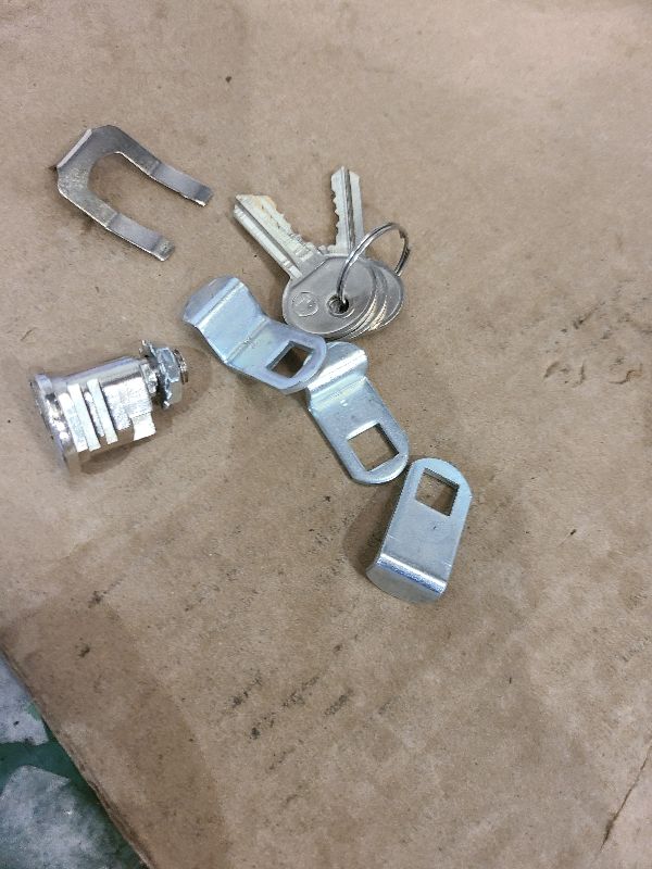 Photo 1 of Mailbox Lock Replacement - Universal Mailbox Locks with 4 Keys - Easy to Install Mail Box Lock and Key Set - Durable and Secure Lock Replacement with 4 Keys for Almost All Locking Mail Boxes