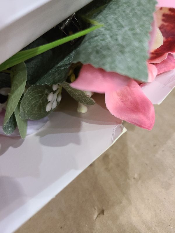 Photo 1 of 3 PCS Hawaiian Flower Hair Clips for Women Orchid Artificial Flower Hair Barrettes Hibiscus Hair Clips for Wedding Bridal Beach Party(Pink1+Rose1+Green1)