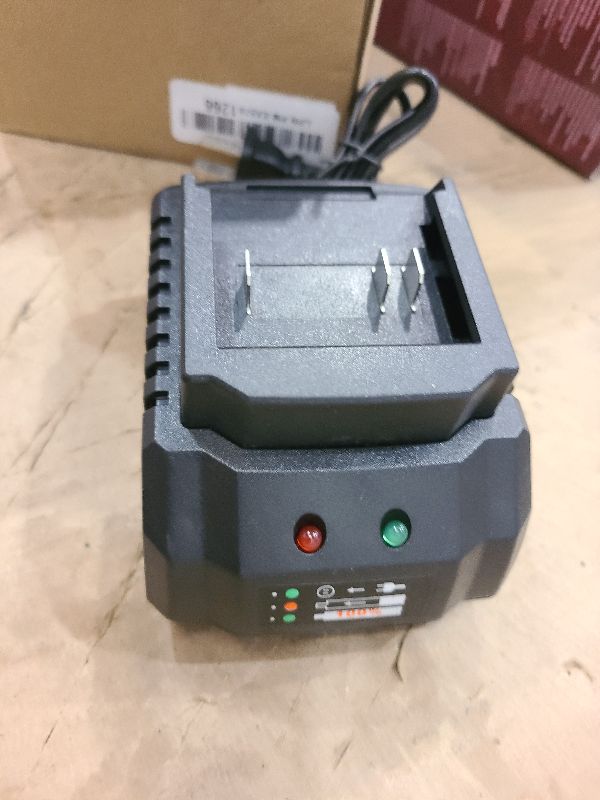 Photo 1 of 21V Battery Rapid Charger Base, Single Port Fast Charger Compatible 21V Lithium-Ion Battery, Charger Only Battery Not Included