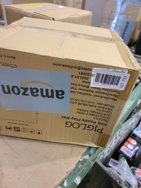 Photo 1 of 16Pcs Baby Play Mat for Floor, Foam Floor Tiles for Kids with Interlocking, Squares Foam Puzzle Carpet for Playroom, Crawling Rug for Babies 6-12 Months,Toddlers,11.8*11.8*0.6In Each,Grey White Blue