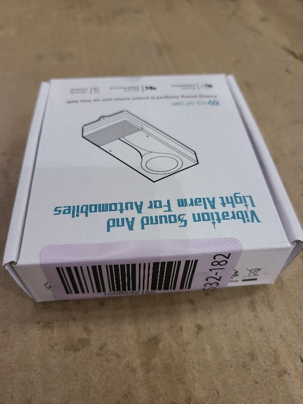 Photo 1 of 108dB Car Alarm System, Vehicle Anti-Theft Vibration Sensor Alarm & Red Light, Wireless Remote Anti Theft Car Device with Magnetic Install Design for Car, Truck (Upgrade 4.0)