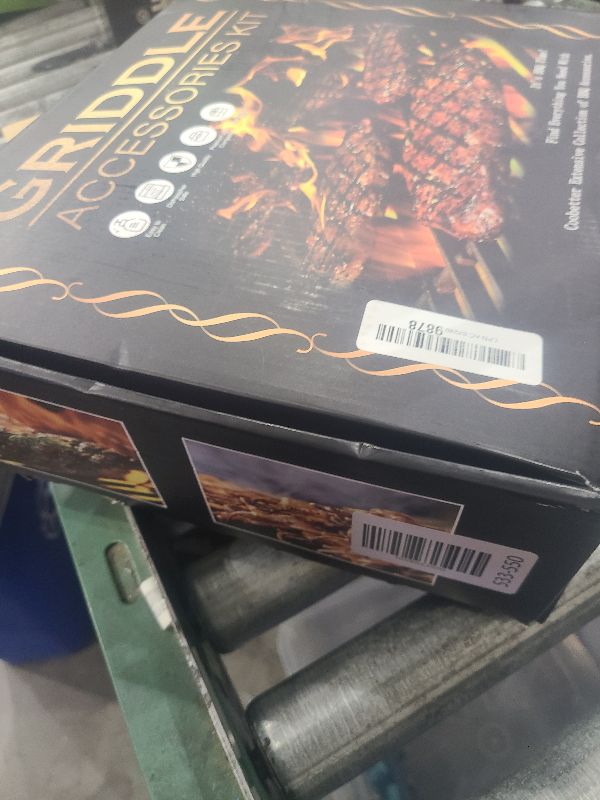 Photo 1 of 35PCS Griddle Accessories Kit, Flat Top Grill Accessories Set for Blackstone and Camp Chef, Grill Spatula Set with Enlarged Spatulas, Basting Cover, Scraper for Outdoor Barbecue