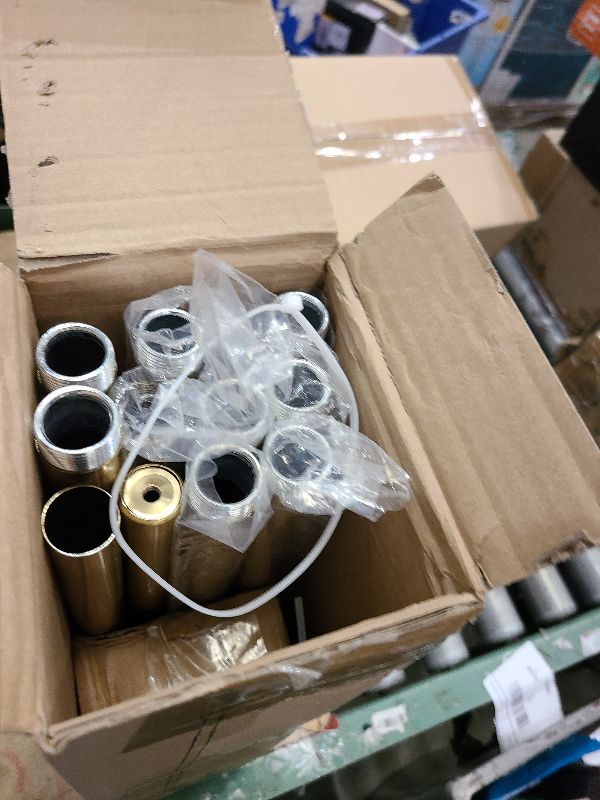 Photo 1 of 2 Pack Modern Gold Curtain Rods for Windows 66 to 120 Inches Adjustable Heavy Duty 1" Diameter Brass Window Curtain Rod with Solid Metal Finials for Outdoor Farmhouse Bedroom Kitchen Living Room