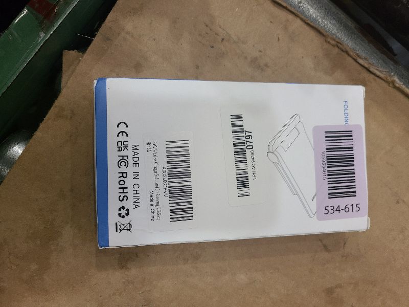 Photo 1 of 25W Wireless Charger,Foldable 2 in 1 Wireless Charging Station for Apple iPhone 16/16 Pro/15/14/13/12/11/Plus/SE/X/Airpods,PDKUAI 15W Fast Dual Wireless Induction Charge Stand for Samsung/LG