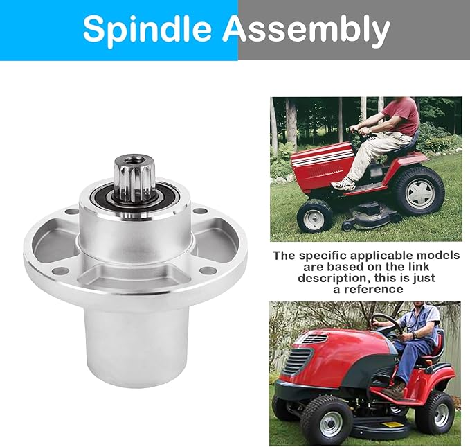 Photo 1 of 3 Spindle Replaces 601804,3 Blade 795757 Mower Rebuild Kit for Hustler 48 inch Deck Raptor SD Raptor Flip Up Zero Turn Mower