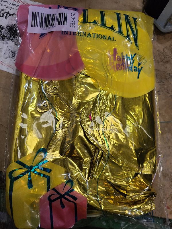 Photo 1 of [52 PCS] 16" Foil Gold Letter Balloons 2 Sets of A-Z, Mylar Aluminum Hanging Alphabet for Graduation New Year eve Birthday Party Decorations