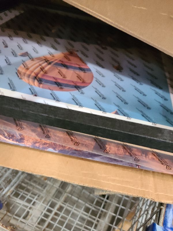 Photo 1 of 12x12 inch Picture Frame, Horizontal and Vertical Formats for Wall Hanging, 12 x 12 Square Wall Gallery Poster Photo Frame with Shatter Resistant Plexiglass, Black