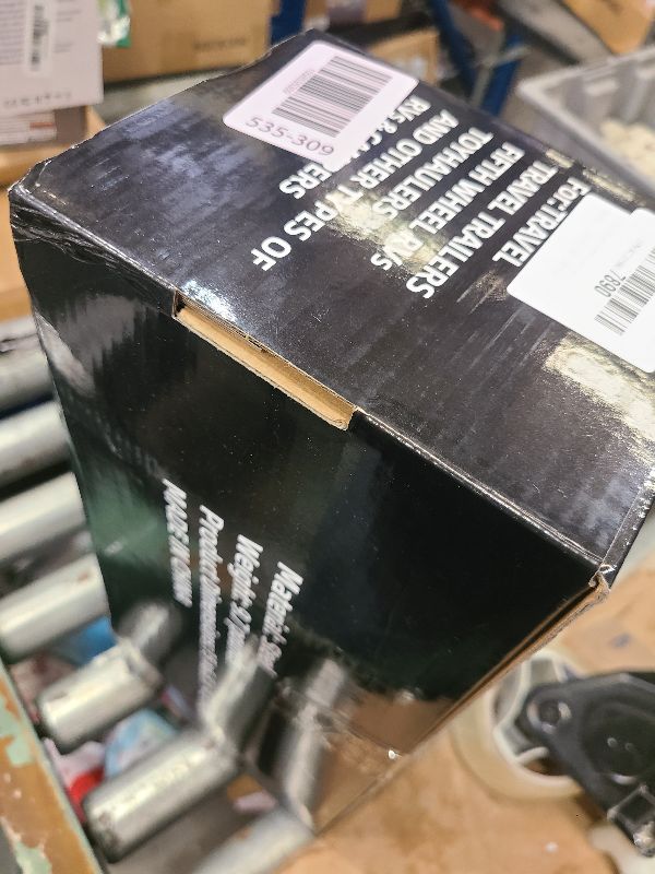 Photo 1 of 2Pcs Camper Wheel Chock Stabilizer for RV Travel Trailer, Heavy Duty RV Tire Scissor Locking X Shaped Chock Accessories with Wrench