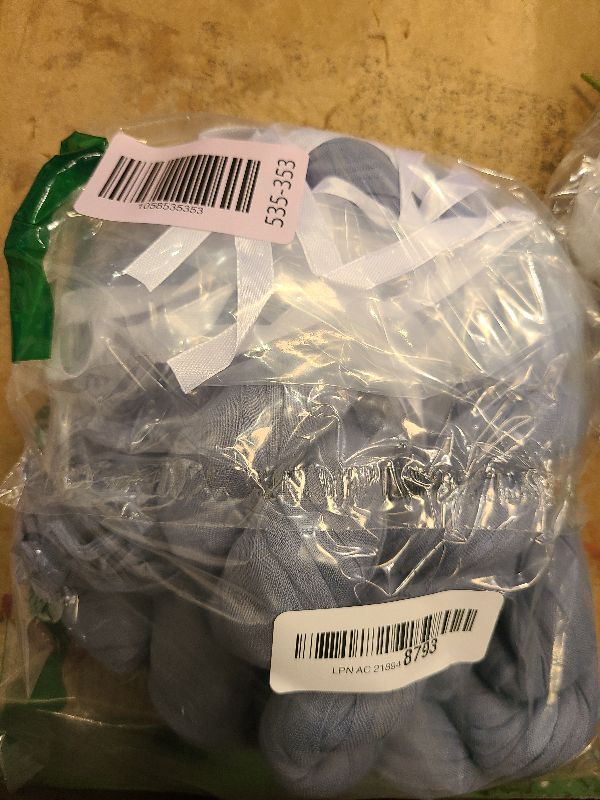 Photo 1 of 2 Pieces 10FT Dusty Blue Cheesecloth Table Runners for Gender Reveal Decorations Gauze Cheese Cloth Table Runner Rustic Sheer Table Runner for Wedding Bridal Shower Birthday Party Table Decorations