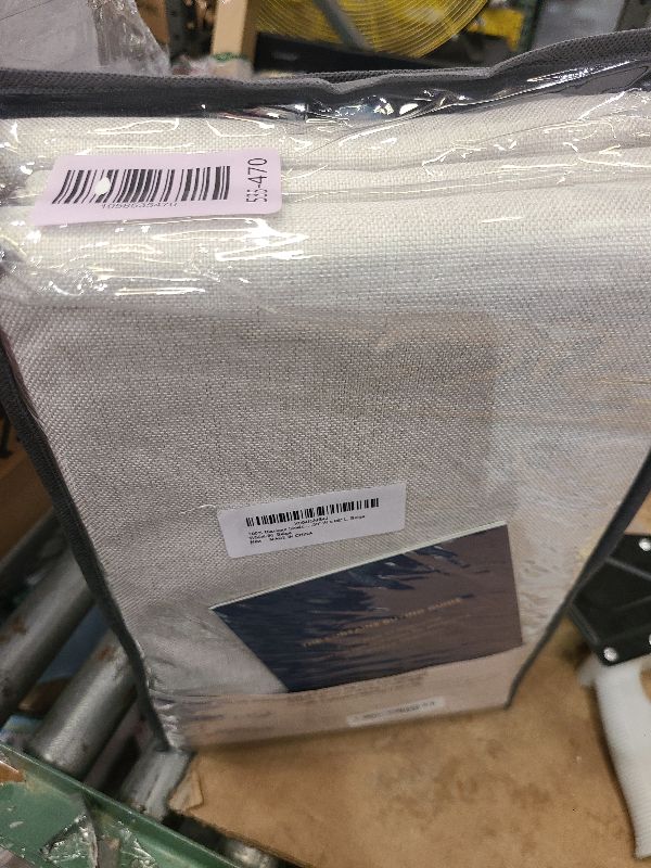 Photo 1 of 100% Blackout Shield Linen Blackout Curtains for Bedroom 96 Inches Long, Back Tab/Rod Pocket Living Room Drapes, Thermal Insulated Blackout Curtains 2 Panels Set, 50" W x 96" L, Beige