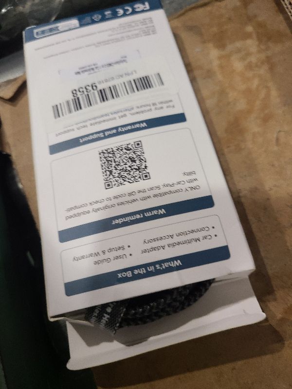 Photo 1 of 3-in-1 Wireless CarPlay Adapter, Car TV Mate Pro Max 2025 Upgraded [Metal & Glass Case] Convert Wired to Wireless Apple Car Play/Android Auto or HDMI for Fire TV Stick, Compatible for 2016+ Vehicles