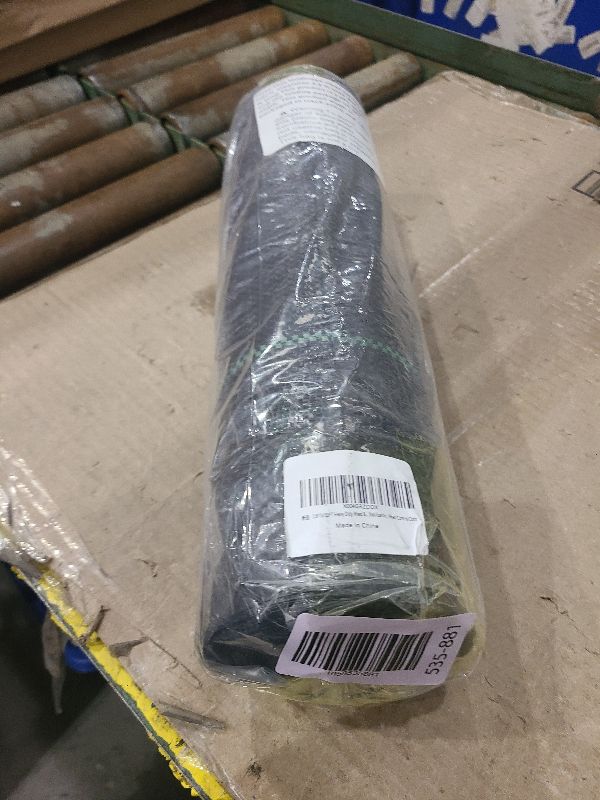Photo 1 of 2.4oz-2.6FTx100FT Weed Barrier Landscape Fabric - Durable Weed Block Gardening Ground Cover Mat, Woven Geotextile Fabric for Underlayment, Commercial Driveway Stabilization, Weed Control Cloth