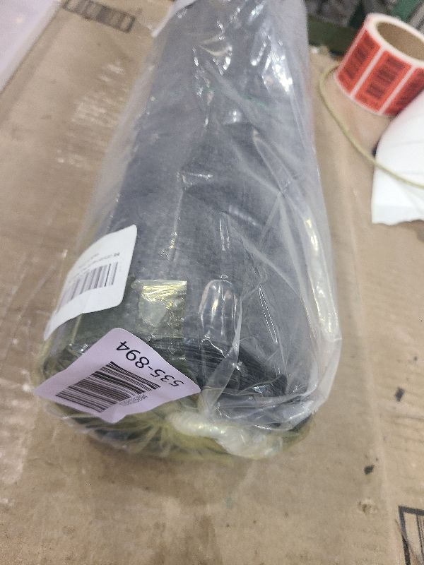 Photo 1 of 2.4oz-2.6FTx100FT Weed Barrier Landscape Fabric - Durable Weed Block Gardening Ground Cover Mat, Woven Geotextile Fabric for Underlayment, Commercial Driveway Stabilization, Weed Control Cloth