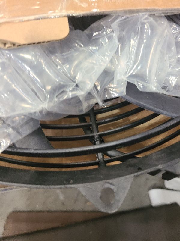 Photo 1 of 16" inch Universal Slim Fan Push Pull Electric Radiator Cooling 12V Mount Kit