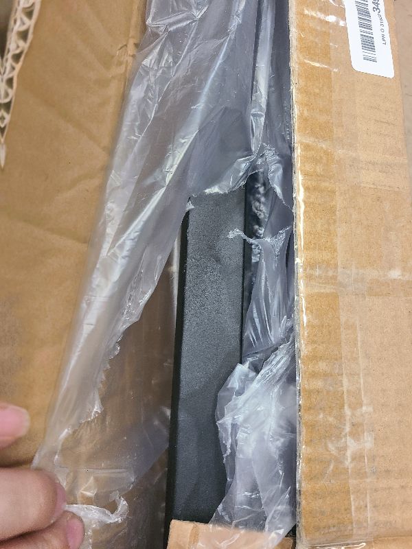 Photo 1 of 10FT Black Iron Railings for Indoor Stairs, Industrial Handrail Wall Mounted, 500lbs Load Capacity, Sturdy Stair Railing for Loft Porch Deck, 3 Sections