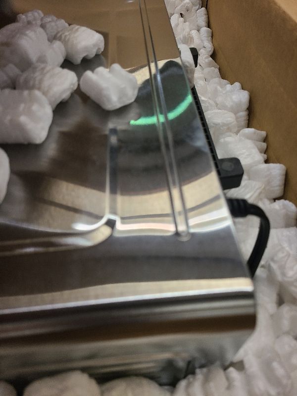 Photo 1 of 28QT Air Fryer Toaster Oven Combo, Large 12-in-1 Convection Countertop Oven with Next-Gen HeatWave Convection, 3-Layer Cooking, Rotisserie for Chicken, Fits 11" Pizza, Full Accessorie, Stainless Steel