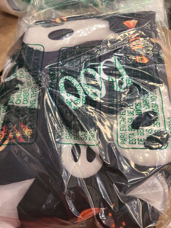 Photo 1 of **MSRP 21.99** Horaldaily Halloween Tablecloth 60×80 Inch Rectangular, Black Ghost Pumpkin Candy Washable Seasonal Table Cover for Party Picnic Dinner Decor
