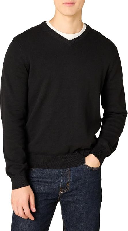 Photo 1 of Lands' End Mens Bedford Rib Quarter Zip Sweater Radiant Navy Regular Medium
