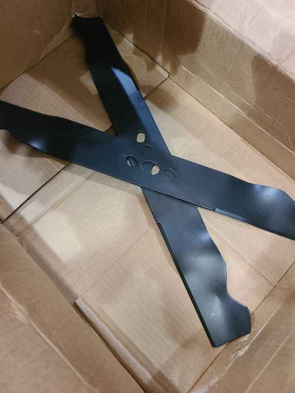 Photo 1 of (2 Pack) 2105300125A 20 Inch Lawn Mower Blades Compatible with Hyper Tough,MNA152505 MNA152701 Push Mower Blades Replacement Parts