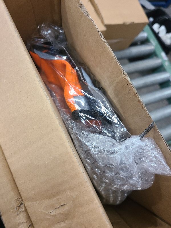 Photo 1 of 3-Piece Leaf Rake Kit – Adjustable Heavy-Duty Yard Rake with 25 Tines (36–73"), 32-Gal Tear-Resistant Bag & Leather Gloves – Fall Cleanup Set for Lawn, Shrubs & Gardens