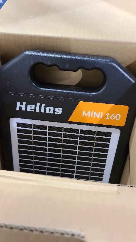 Photo 1 of 10 Miles Solar Electric Fence Charger with Day/Night Mode, 0.11J Portable Solar Fence Charger with Rechargeable Solar Panel for 24-Hour Uninterrupted Protection Electric Fence Energizer