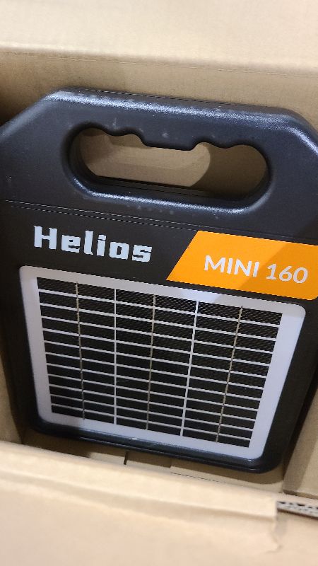 Photo 1 of 10 Miles Solar Electric Fence Charger with Day/Night Mode, 0.11J Portable Solar Fence Charger with Rechargeable Solar Panel for 24-Hour Uninterrupted Protection Electric Fence Energizer