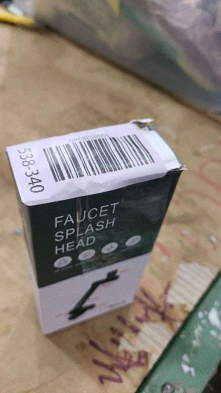 Photo 1 of 1440° Swivel Faucet Extender with 2 Mode Splash, Retractable Rotating Sink Extension, Universal Swivel Multifunctional Robotic Arm, Sink Water Faucet Aerator Extension for Kitchen Bathroom (Black)