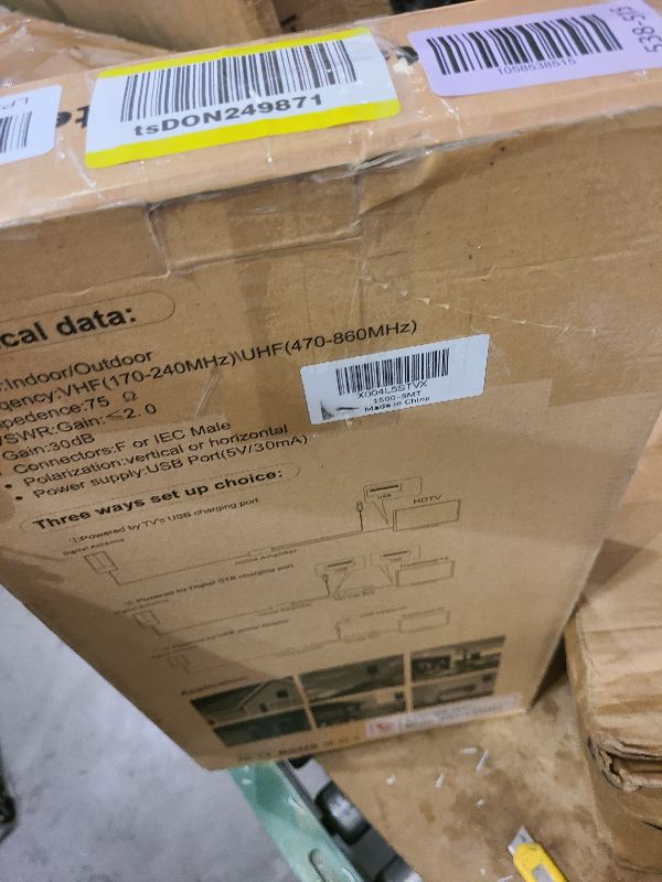 Photo 1 of 2025 Strongest TV Antenna Indoor, 3500+ Miles Outdoor Long Ranges, Digital Antenna for Smart TV, Best Amplifier Signal Booster Support 8K 4K 1080p All TVs VHF UHF - 50FT Cable/AC Adapter