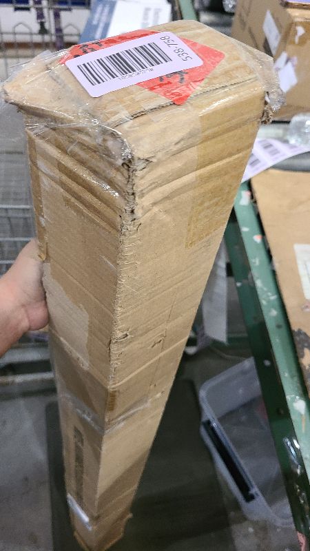 Photo 1 of 1 1/8 Inch Diameter Curtain Rods, 144-240” Telescoping Large Single Window Drapery Rod Heavy Duty With Adjustable Modern Brackets, Warm Gold