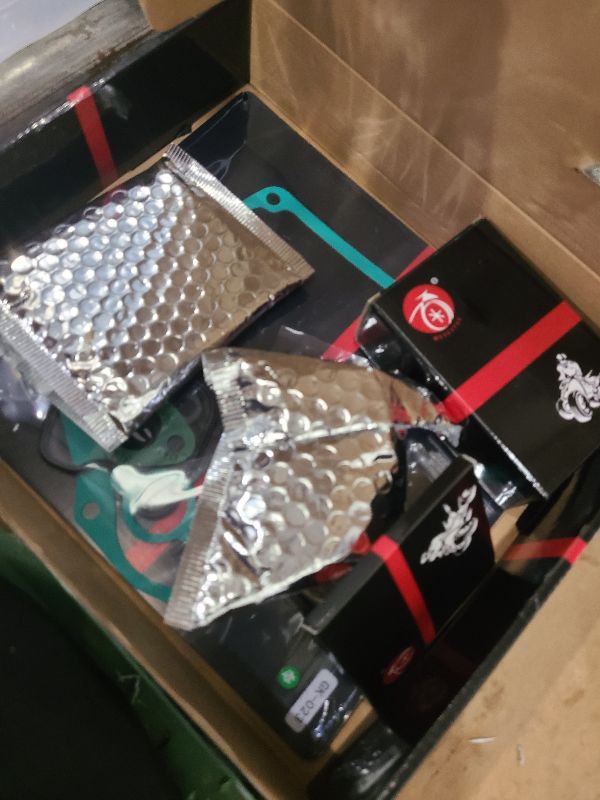 Photo 1 of 290cc FE290 Engine Rebuild Gasket Kit Oversize 0.5mm Piston & Ring Seal Intake Exhaust Valve Compatible with Club Car Golf Cart DS Predent 1016447 1016448 1023047-01