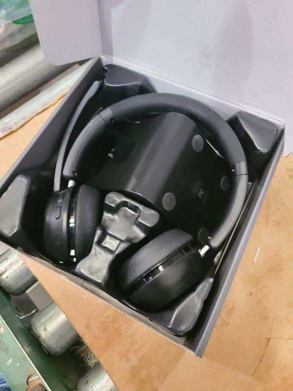 Photo 1 of (Upgraded Version) Wireless Headset, Bluetooth Headset with Noise Cancelling Microphone, Best Headphones with Mic Mute & USB Dongle for PC/Computer/Laptop/Cell Phones/Remote Work/Call Center