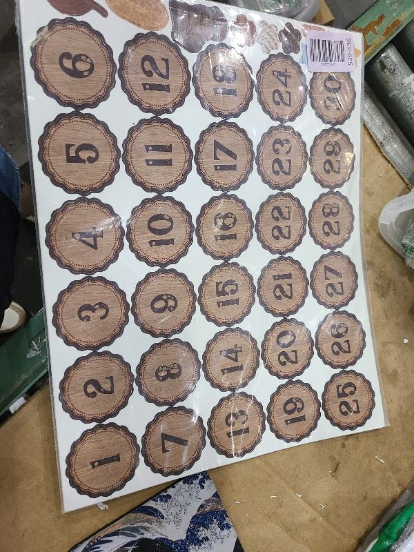 Photo 1 of 126PCS Calendar Bulletin Board Cutouts, Season/Weather/Holiday/Month/Week Bulletin Board Decors Industrial Chic Style Wall Decor for School Classroom Home Teachers Students