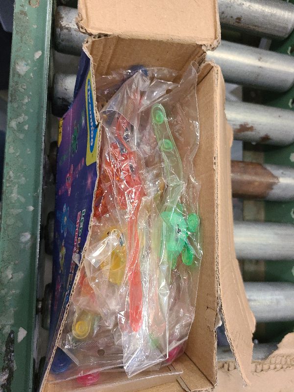 Photo 1 of 24PCS LED Light Up Fidget Spinner Bracelets Glow Party Favors Bulk for Kids 4-8 8-12 Halloween Goodie Treat Bag Stuffers Classroom Treasure Box Toys Carnival Prizes Pinata Filler Birthday Return Gifts