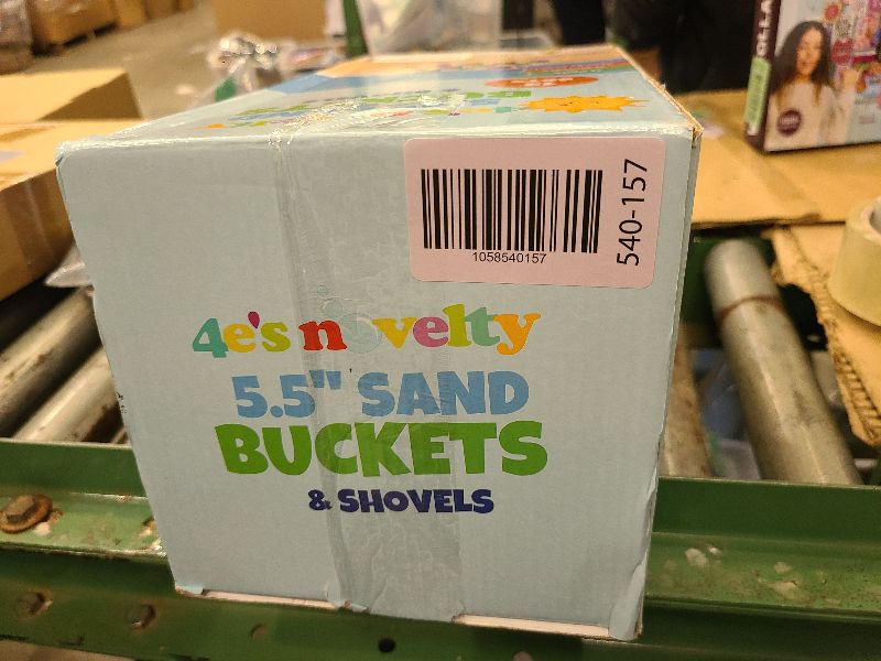 Photo 1 of 12 Sets 5.5" Sand Buckets and Shovels for Kids Bulk (12 Pack) Small Beach Bucket for Summer Outdoor Sand Toys, Party Favors, Basket Stuffers, End of Year Student Gifts from Teacher