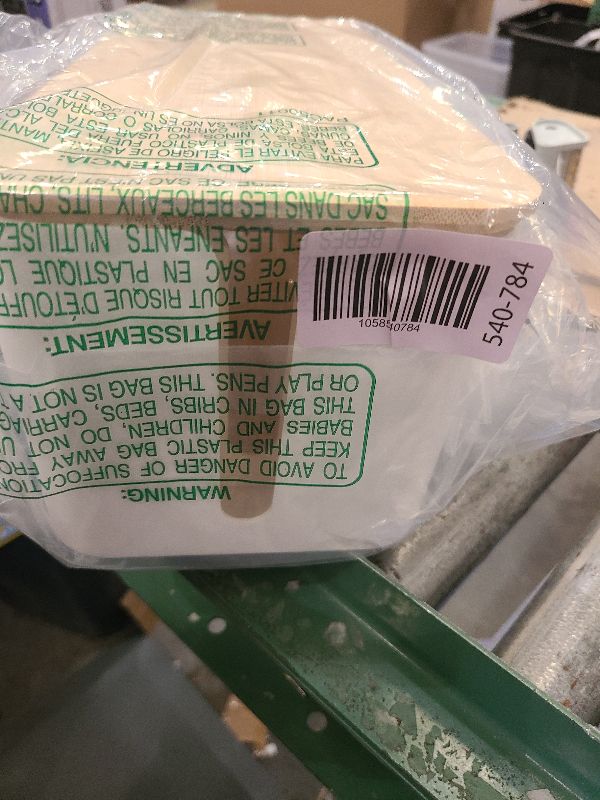 Photo 1 of 2 Pack Large Cable Management Box – Wooden Style Cord Organizer and Cover for TV Wires, Computer, Router, USB Hub and Under Desk Power Strip – Safe ABS Material and Baby-Pets Proof Lock (White)