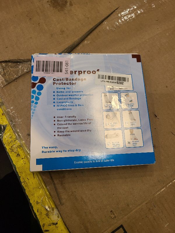 Photo 1 of 100% Waterproof Foot Cast Cover Wound Protector for Shower Bath, Watertight Cast Bag Covers for Broken Surgery Foot, Wound and Burns - Reusable [2025 Upgrade]